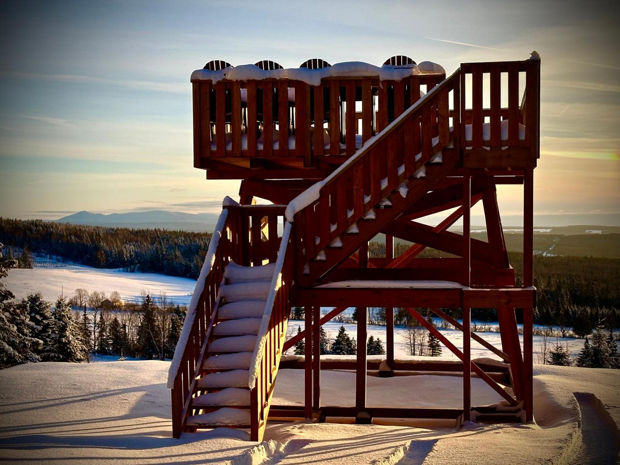Villa Domaine Gagnon Saint Sebastien Esterno foto